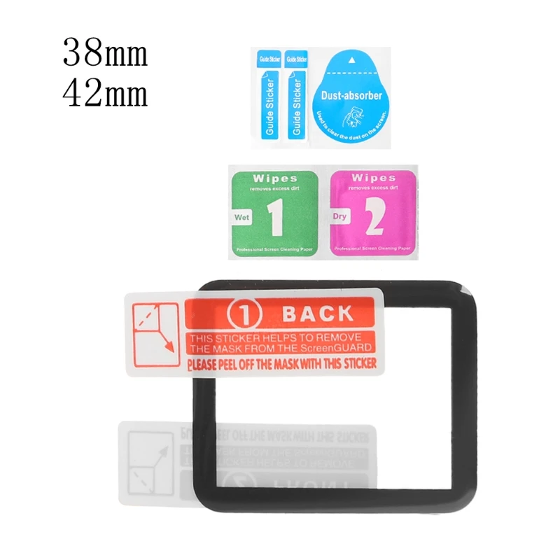 

38mm / 42mm Watch Tempered For Apple Watches Glass HD Screen Protector Film