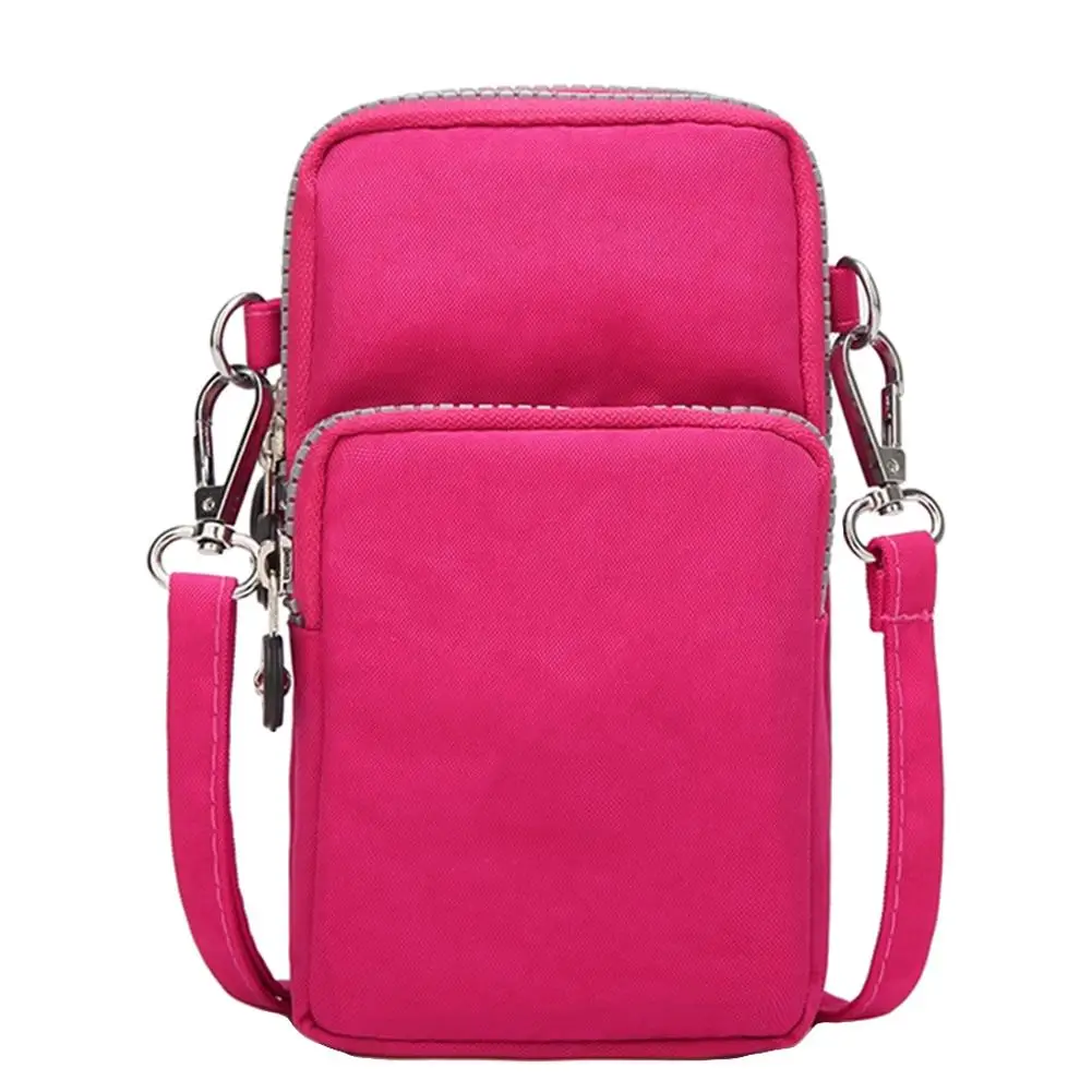 Bolso para teléfono móvil con cuello colgante para mujer, bolsa cruzada de hombro para correr, brazo de muñeca, gran oferta