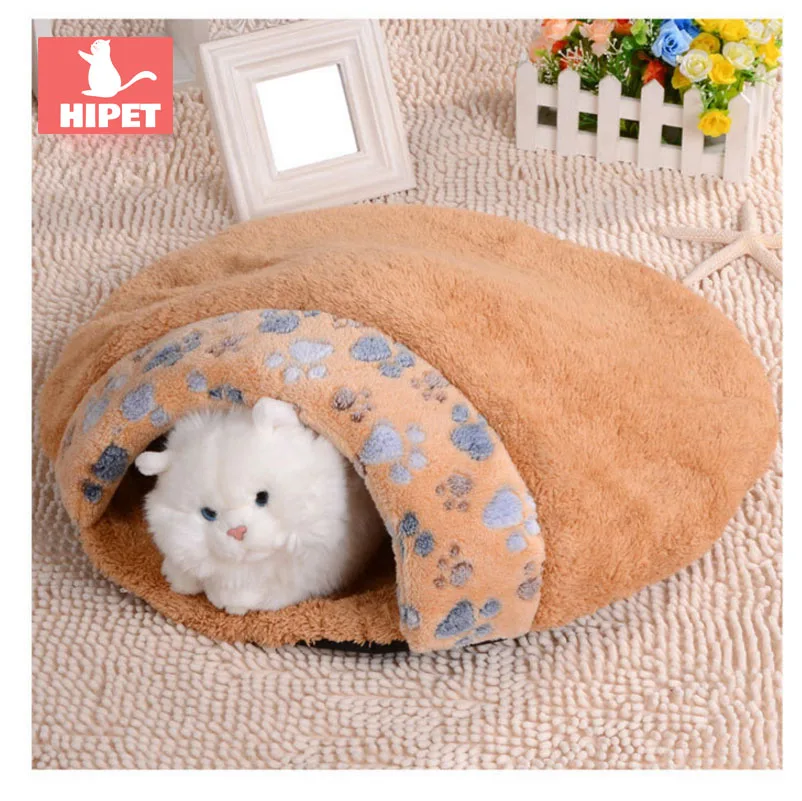 

Warm soft four season pet cat bed sofa two ways to use multicolor Washable Puppy Winter Comfortable Nest Cushion Mat shell shape