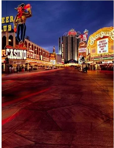 5 X7Ft Royale Casino Club Las Vegas Street Custom Photo Studio Sfondo Vinile 220Cm X 150Cm