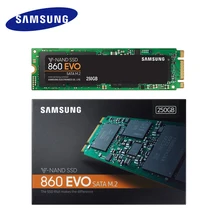 SAMSUNG SSD 860 EVO M.2 2280 SATA 500 Гб 250 1 ТБ Внутренний твердотельный жесткий диск HDD M2 5 лет гарантии MLC PCIE M.2