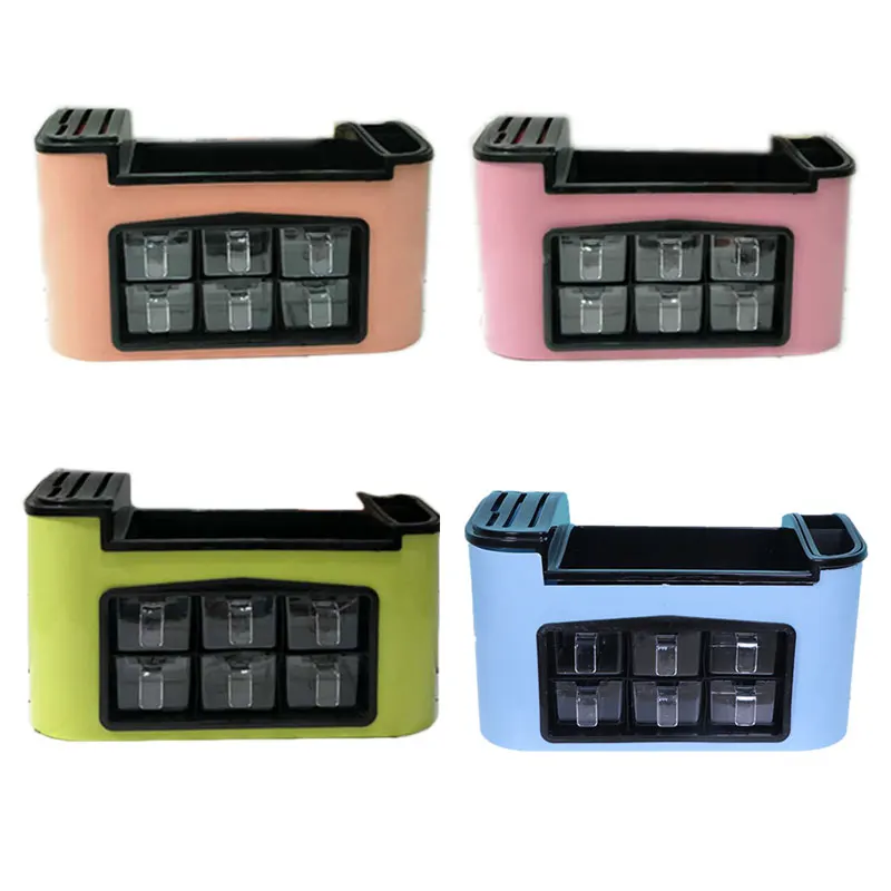 

1pc Seasoning Spices Storage Box Plastic Multifunctional Kitchen Tool Organizer Condiment Rack Household Shelf Zero Waste