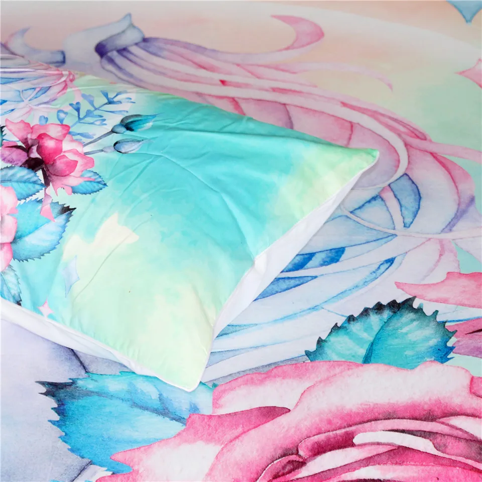 Unicorn And Rose Bedding Set -Unicorn Fashion HTB1l fGJeuSBuNjSsplq6ze8pXaT