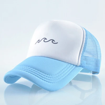 blue1 Сетка Женская бейсбольная Кепка бейсболки с регулировкой для мужчин лето хип хоп папа Регулируемый головной убор Повседневная Кепка-бейсболка женская кепка - Цвет: blue1
