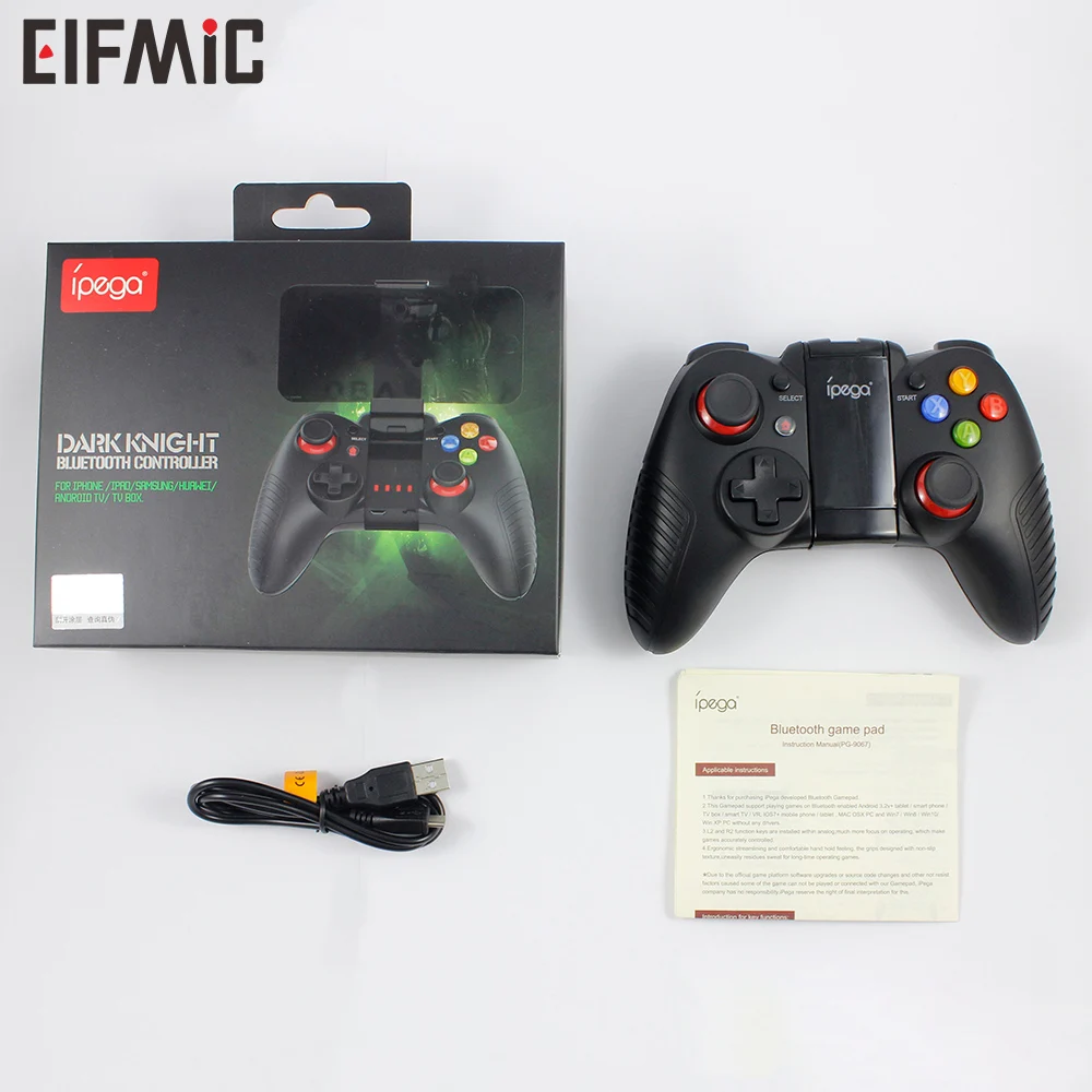 Wholesale Hot Sale ELFMIC Bluetooth Game-Pad Android Joystick Wireless Controller Remote Control Shutter Gamepad