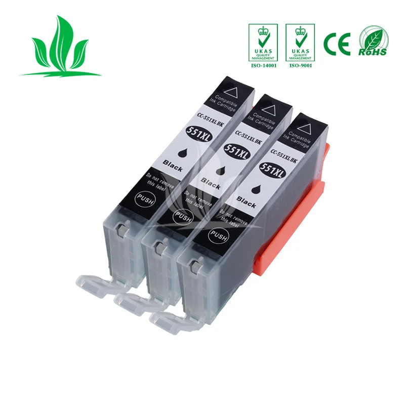 3PBK 550XL Compatible 550 551 XL Ink Cartridge Replacement for Canon PGI-550XL PGI550 PGI PIXMA IP7250 MG5450 | Компьютеры и офис
