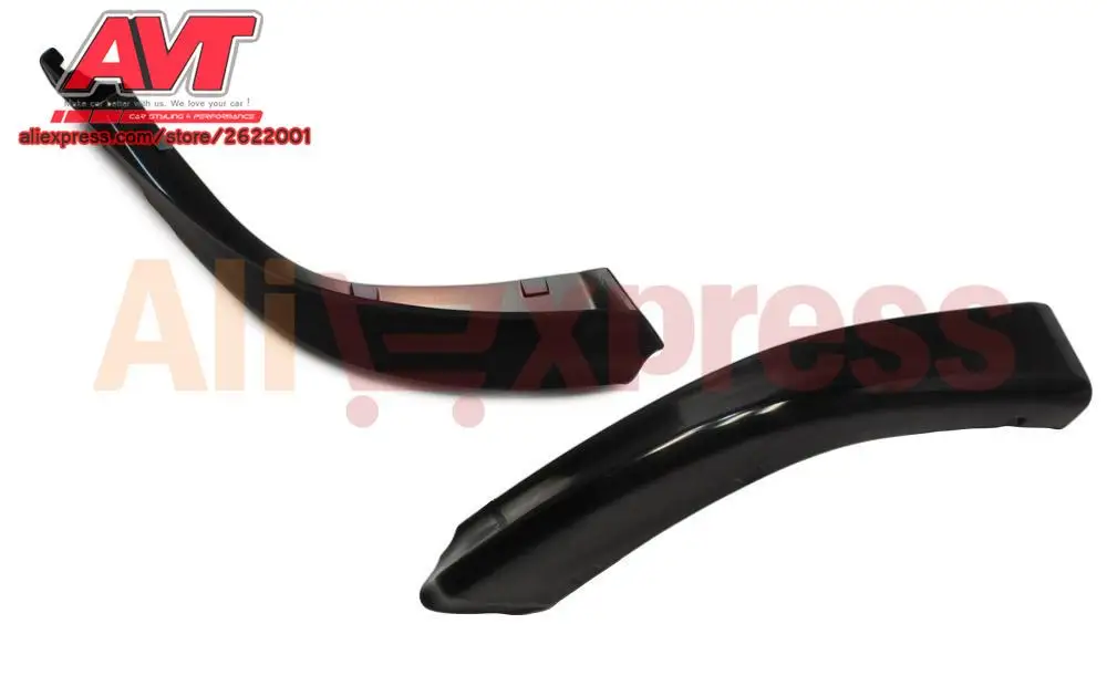 Fangs on front bumper for Mitsubishi Lancer X FL 2011- 2.0 1 set car styling decoration protection canines molding | Автомобили и