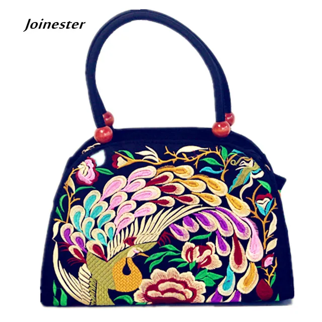 Seashell Shape Versatile Vintage Womens Functional Handbag Classic Seashell Shape Versatile Vintage Womens Functional Handbag Classic Embroidery Casual Hand Tote Canvas Shoulder Bag Crossbody
