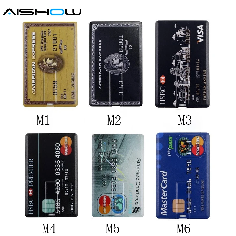 Новое поступление, модель кредитной карты емкостью, 4 ГБ, 8 ГБ, 16 ГБ, 32 ГБ, 64 ГБ, USB 2,0, карта памяти, флеш-накопитель, флешка