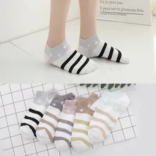 5 пар женских коротких носков милые Хлопковые женские Носки с рисунком звезд повседневные короткие носки