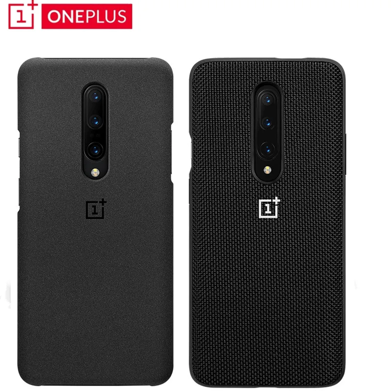Оригинальный чехол 100% Oneplus 7/7 Pro/7T/7T Pro официальный сток песчаный бампер нейлоновая