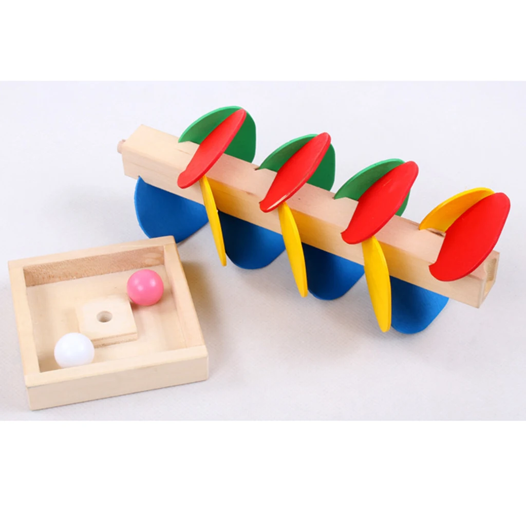 DIY Wooden Tree Track Building Kits - Marble Ball Run Game Construction Toys Puzzle Kids Race Track Game