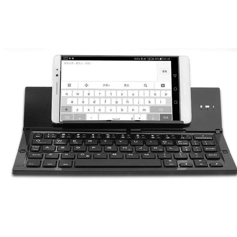 Беспроводная клавиатура Bluetooth складная клавиатура Мини Беспроводная складная клавиатура для планшета дорожные брелки игровая клавиатура беспроводная