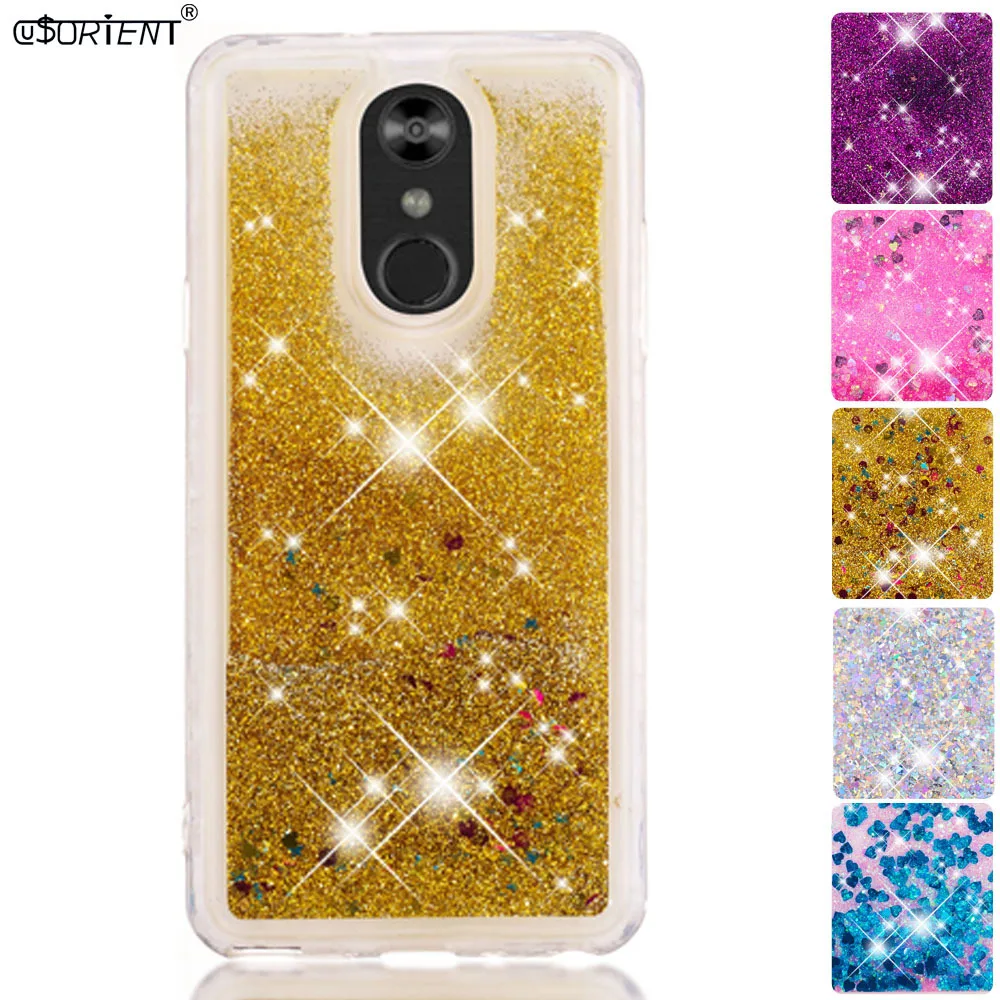 

For LG Q Stylus Plus Stylo 4 Bling Glitter Dynamic Liquid Quicksand Back Case LMQ710NAW Q710MS Stylo4 Soft Silicone Phone Cover