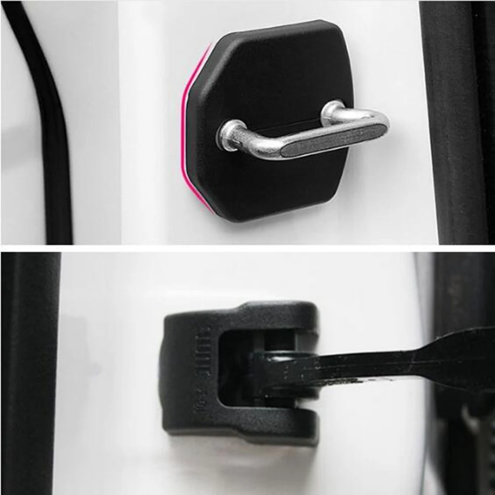 8Pcs Car Door Lock Decoration Cover Car Covers Door Stopper Protection