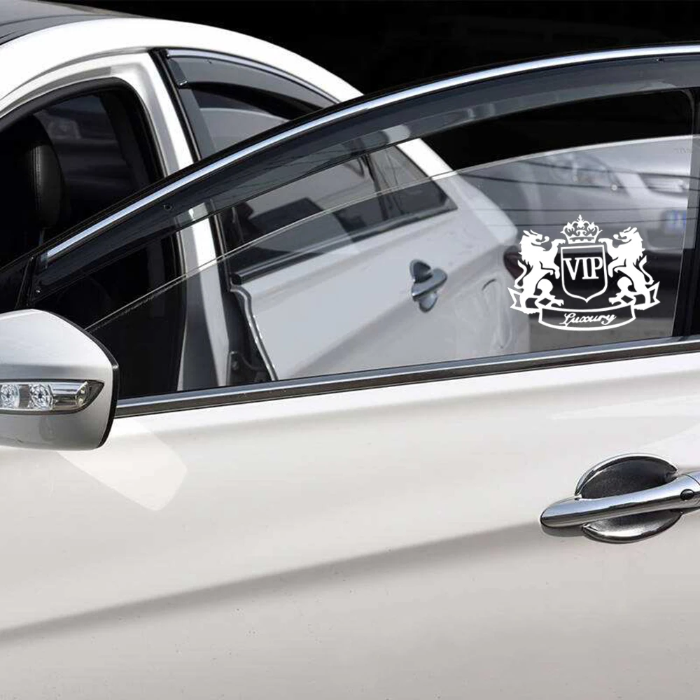 Забавные мультяшные наклейки для автомобиля VIP The Lion 1 шт. JDM Наклейка на окно