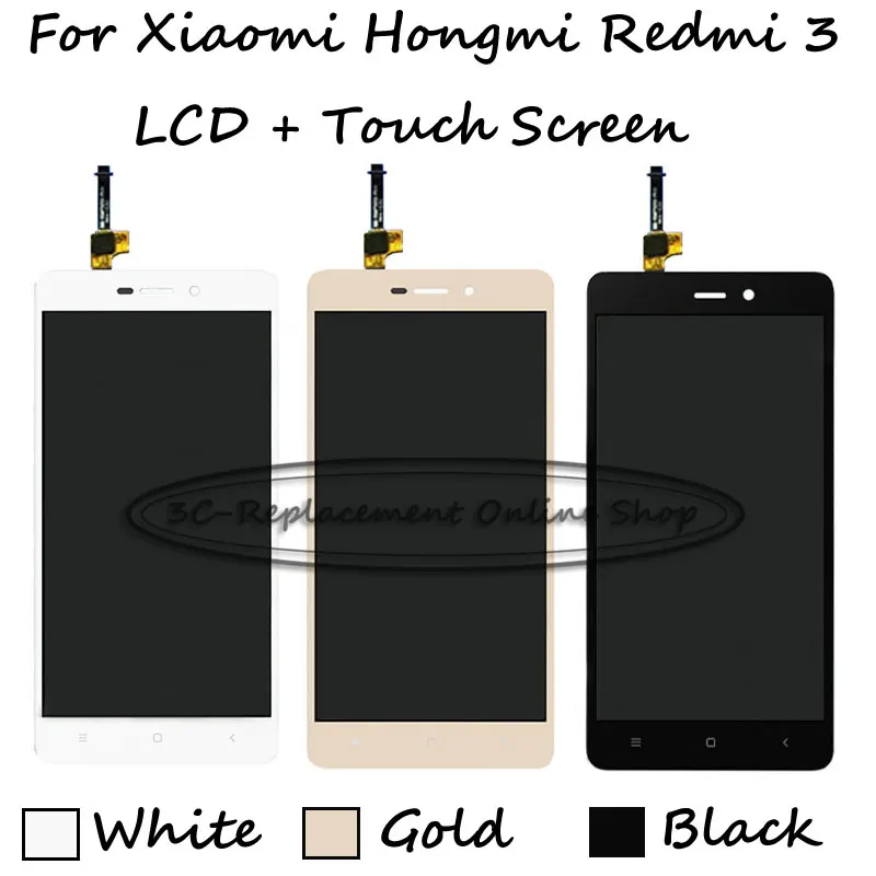 imágenes para Blackwhitegold para xiaomi hongmi redmi 3 3 s pro redmi3 3 s Pro/Prime Pantalla LCD + Pantalla Táctil Digitalizador Asamblea reemplazo imágenes para Blackwhitegold para xiaomi hongmi redmi 3 3 s pro redmi3 3 s Pro/Prime Pantalla LCD + Pantalla Táctil Digitalizador Asamblea reemplazo