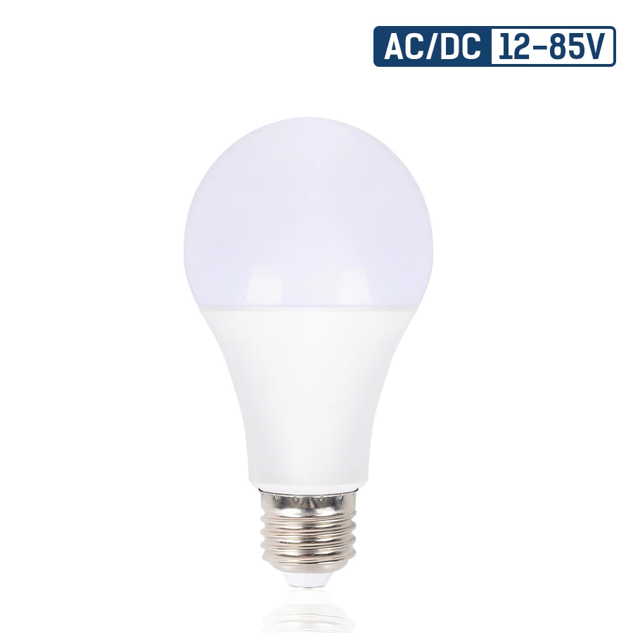 

AC/DC12-85V Led Light Bulbs E27 LED Bulb 5/9/15/20W Alumium LED Light Bulb Xtra Brightness Energy Saving Lampada for Outdoor