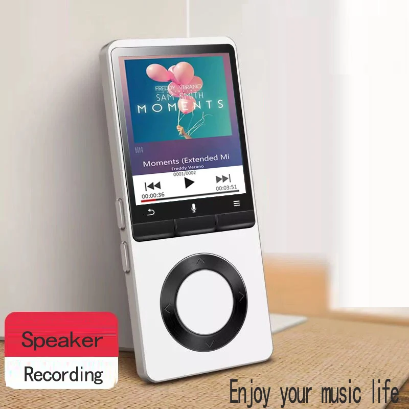 MP3-плеер встроенный динамик металлический без потерь звук аудио музыкальный плеер с fm-радио, hd-видео плеер, поддержка sd-карты до 64 ГБ