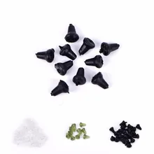 50 шт. прозрачный резиновый хвостовик останавливается на скользящее кольцо снасть для карпа рыболовный крючок всплывающий установка терминал снасти 3 мм