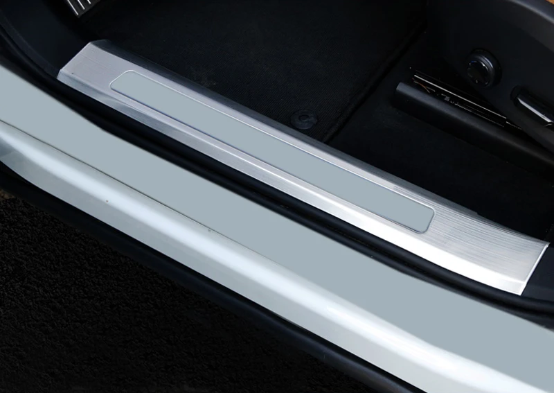 Для Volvo XC60 автомобильные аксессуары боковой двери порог пластина-порожек накладка Нержавеющая сталь стайлинга автомобилей