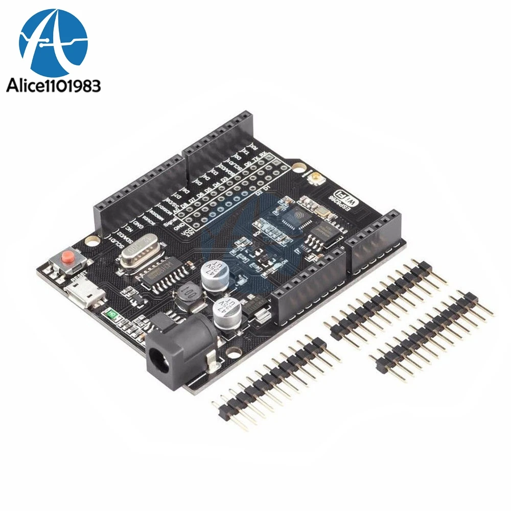 Плата расширения WeMos D1 R2 CH340 CH340G WIFI ESP8266 модуль беспроводной для Arduino UNO R3 NodeMcu