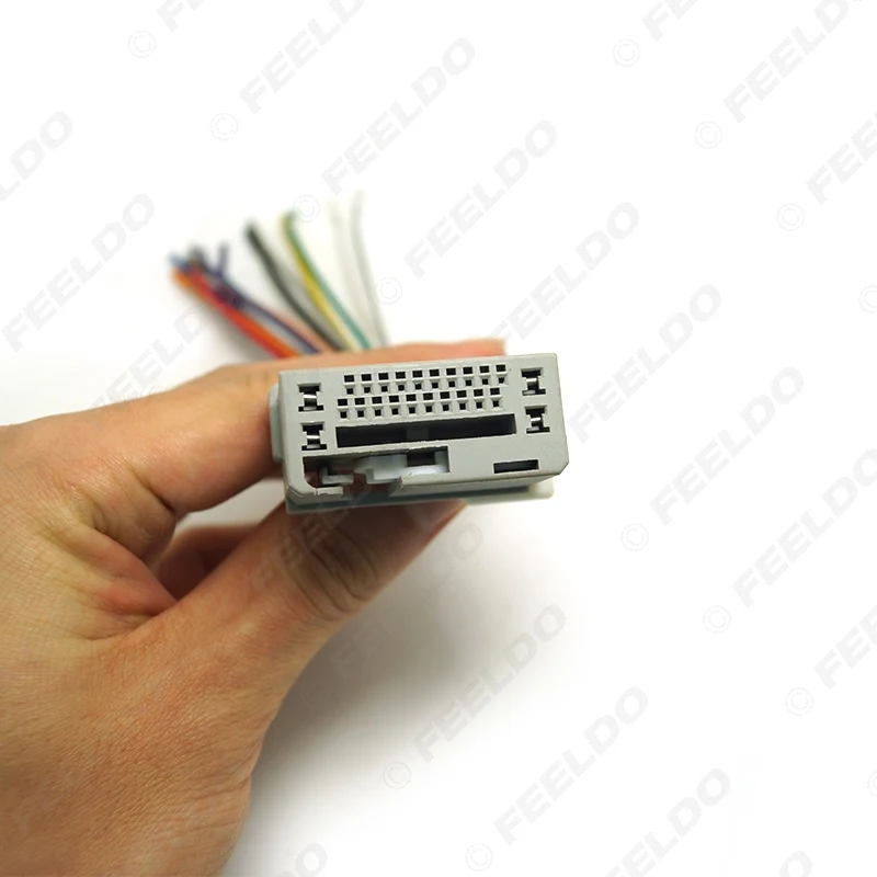 Проводка FEELDO для автомагнитолы HONDA Accord/Crosstour/Civic/CRV/Fit/Odyssey/Pilot/Ridgeline подключение к CD