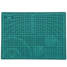 1 шт. ПВХ Режущий коврик А4 прочный самовосhealing вающийся режущий коврик Лоскутные инструменты ручной работы Diy аксессуар режущая пластина темно-зеленый 30*22 см