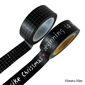 

Japanese stationery Washi Tape grid Christmas Scrapbooking DIY Craft Sticky Deco Masking Office girl