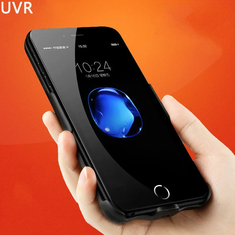 UVR для iphone 8/7/6 Батарея Дело 10000 mAh Мощность случае Зарядное устройство Bank внешняя