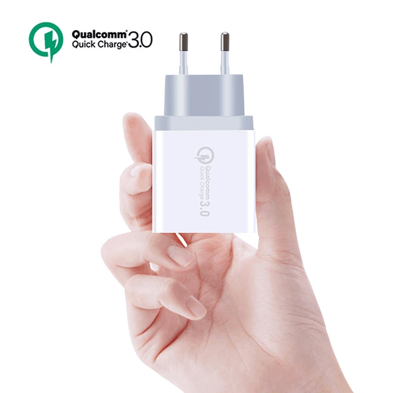 1USB QC 3 0 дорожное быстрое настенное зарядное устройство Универсальный телефон
