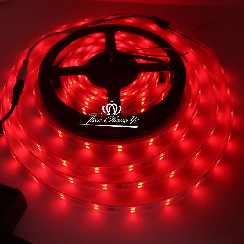 WS2811 5050 300 светодиодный RGB Мечта Цвет адресуемых двухрядный полоса DC12V IP67|row led