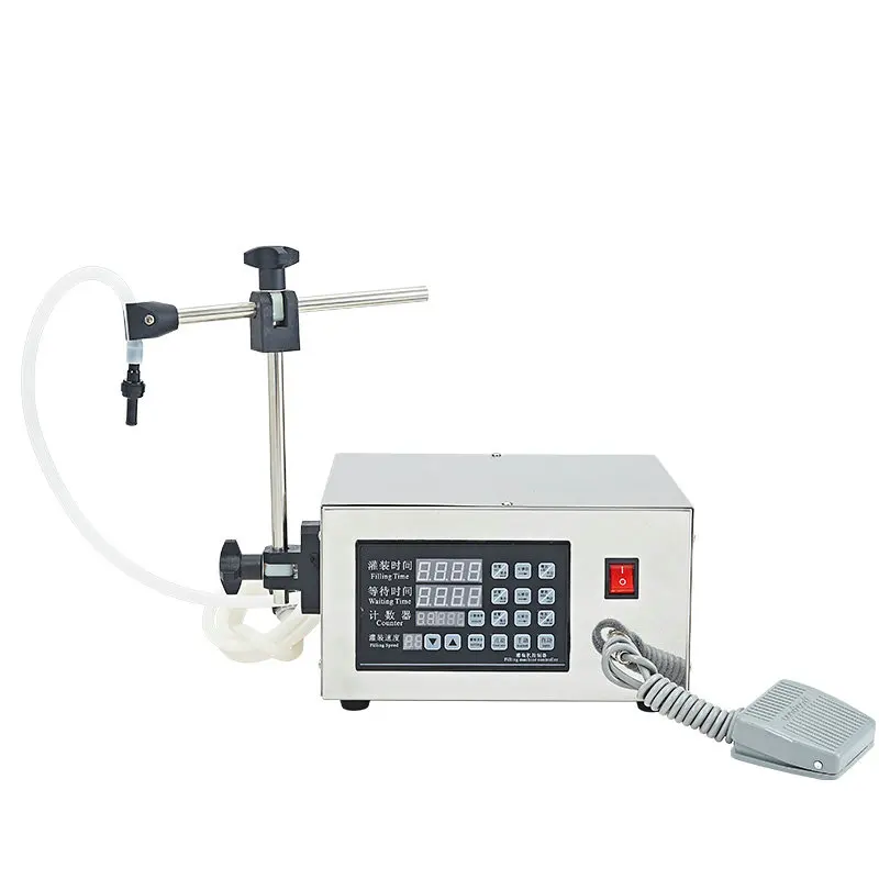

New CNC liquid filling machine 999 seconds automatic counting control filling machine milk/perfume/beverage filling machine