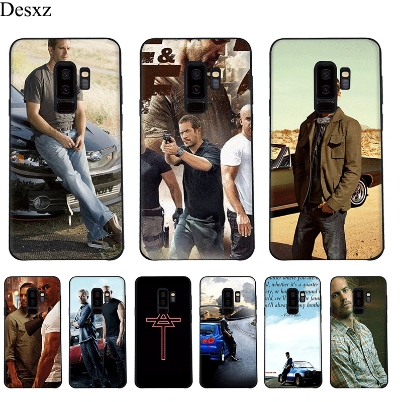 Phone Case TPU Paul Walker Fast Furious Cover For Samsung Galaxy S10 S10E M10 M20 M30 M40 S6 S7 Edge S8 S9 Plus Note 8 9 Shell | Мобильные