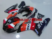 Мотоцикл Обтекатель комплект для YAMAHA YZF R1 YZF-R1 2000 2001 YZFR1 YZF1000 00 01 ABS Красный orange Обтекатели комплект + 7 подарки