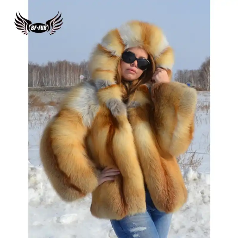 plus size real fur coats for sale