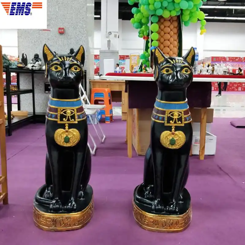 Statue De Chat Egyptien Antique De Grande Taille 90cm De Haut En Resine Decoration Creative De Maison De Mythologie Egyptienne X1795 Aliexpress