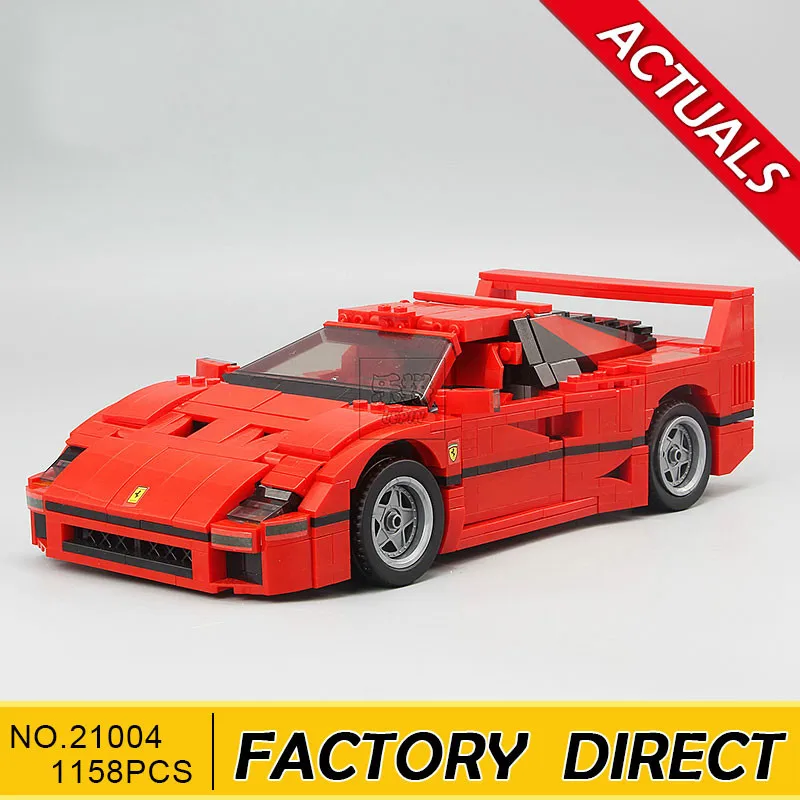 

21004 Ferrarie F40 Sports Car Model Building Blocks Kits Bricks Toys Compatible Legoed Technic Block Toys Kids Gifts 10248