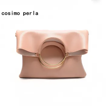

Foldable Women Composite Bag Round Ring Handle Handbags Leather Fashion Causal Tote Lady Clutches Crossbody Bags 2 pcs Set 2020