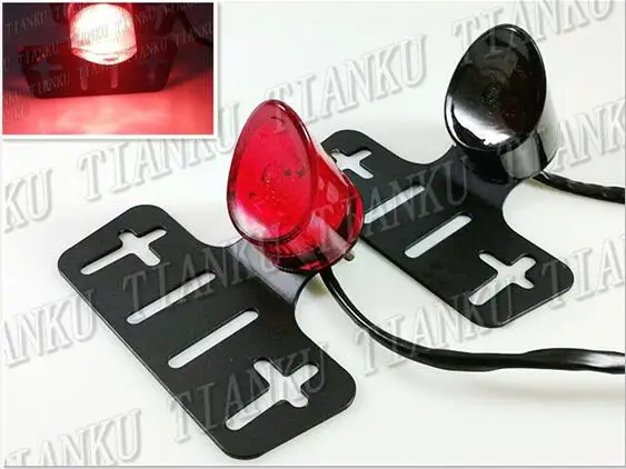 New LED TailLight License Plate Bracket For Suzuki Boulevard C50 Volusia 800 C90 M109R C109 Marauder M50 Intruder LC1500 |