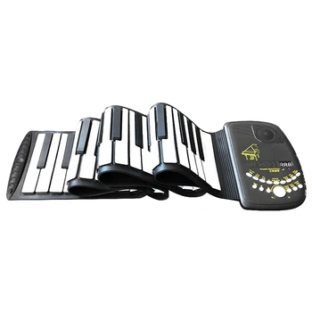 

HOT-Roll Up Piano 88 Key Electronic Organ Flexible Keyboard Instruments Electronic Keyboard Piano Gift Adult