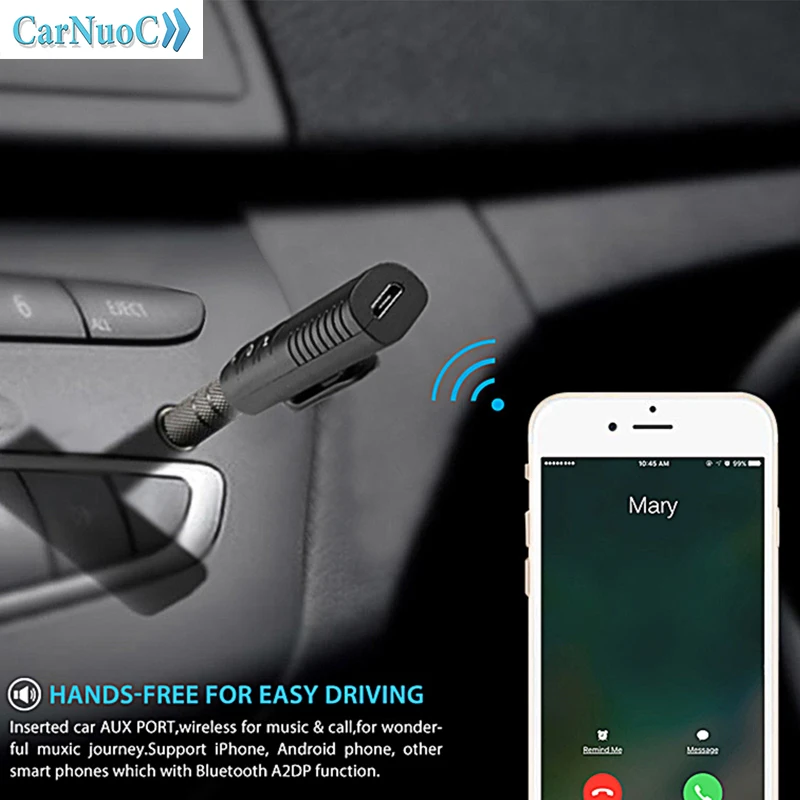 

Bluetooth AUX Audio 3.5MM Jack Music 4.1 Bluetooth Receiver Car Kit Wireless Speaker Headphone Adapter Hands Free for all car