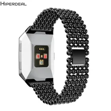 HIPERDEAL ремешок для Fitbit Ionic часы Смарт-часы замена роскошный сплав кристалл магнит замок аксессуар 140-210 мм OC19B
