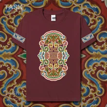 Estilo nacional característico camiseta minorias étnicas chinesas mongóis nacionalidade manga curta roupas de algodão casual topos 01
