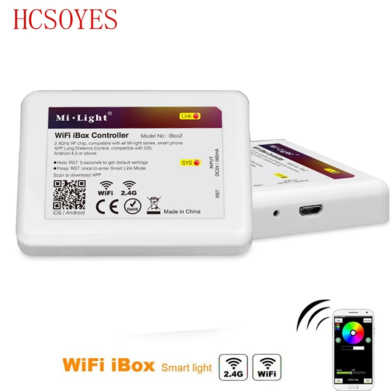 

1pcs WiFi iBox LED Controller Smart Night light 2.4G Wireless WiFi rgb Controller For Mi Light LED Bulb and LED Controller