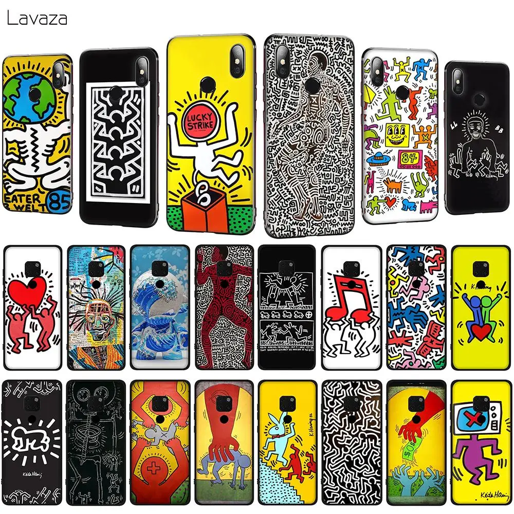 Мягкий чехол для телефона Lavaza Keith Haring art Для Huawei Mate 10 20 P10 P20 P30 Lite Pro P Smart 2019 |