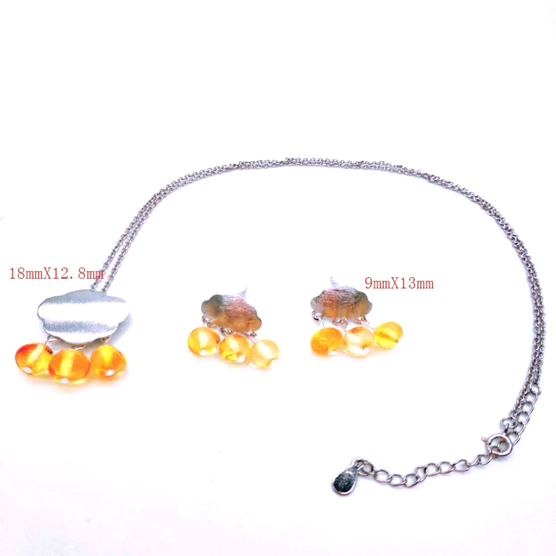 Ruyi PAVILION 925 пробы серебро творческий ручной работы Fine Jewelr натуральный батик