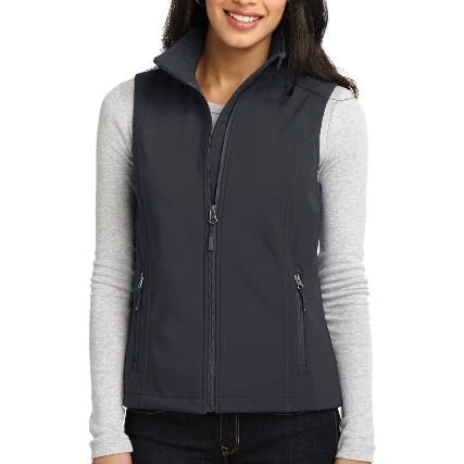 Port Authority L325 Ladies Core Soft Shell Vest Battleship Grey - Medium (1)