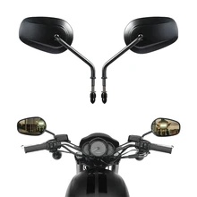 Мотоцикл 8 мм зеркала для Harley Road King Touring XL 883 SPORTSTER Road King Fatboy Softail Dyna Bobber Chopper Street