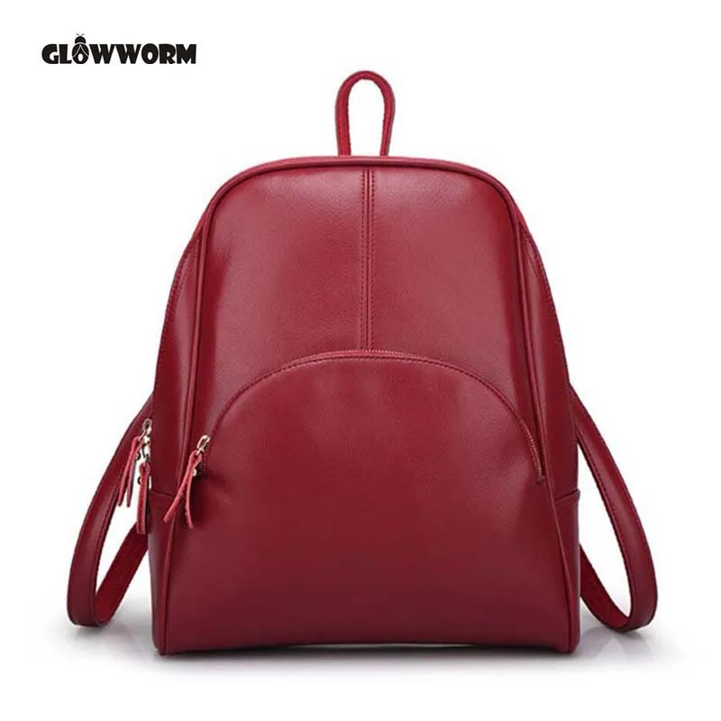 

2018 Fashion Women Backpack Genuine Leather Zipper Bag For Girl Summer Style Female Designer Backpack Bolsas